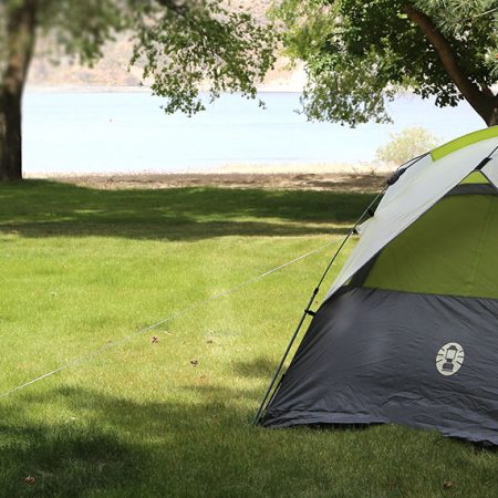 Tent on Campground | Keller Ferry Campground | Lake Roosevelt Adventures